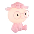 Veioza pentru copii Globo SHEEPY plastic, pink, alb, LED, 1W, 3000K, 32 Lm - 21760P