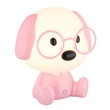 Veioza pentru copii Globo PUPPY plastic, pink, alb, LED, 1W, 3000K, 32 Lm - 21761P