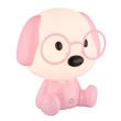 Veioza pentru copii Globo PUPPY plastic, pink, alb, LED, 1W, 3000K, 32 Lm - 21761P