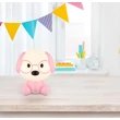 Veioza pentru copii Globo PUPPY plastic, pink, alb, LED, 1W, 3000K, 32 Lm - 21761P