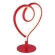 Veioza decor Globo AMORE metal, silicon, rosu, alb, LED, 6W, 3000K, 250 Lm - 28054R