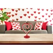 Veioza decor Globo AMORE metal, silicon, rosu, alb, LED, 6W, 3000K, 250 Lm - 28054R