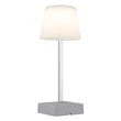 Veioza decor Globo XAYDEN metal, plastic, argintiu, alb, LED, 2W, 3000-6500K, 100 Lm - 28061SI