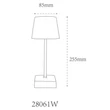 Veioza decor Globo XAYDEN metal, plastic, alb, LED, 2W, 3000-6500K, 100 Lm - 28061W
