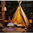 Lampa decor Globo PELANGI plastic, alb, multicolor, LED, 2W - 28063