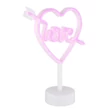 Lampa decor Globo ARMOR plastic, alb, pink, LED, 2W - 28066