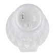 Veioza Globo GIXI plastic, transparent, alb, LED, 0.06W, 2800K - 28074-2