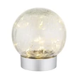 Lampa decor Globo SOONA plastic, argintiu, transparent, LED, 0.06W, 3000K - 28078