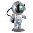 Veioza pentru copii Globo COSMO plastic, argintiu, gri, albastru, negru, RGB-LED, 4.5W - 28083