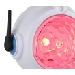 Veioza pentru copii Globo COSMO plastic, argintiu, gri, albastru, alb, rosu,  RGB-LED, 4.5W - 28084