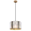 Pendul Globo RUN metal, cristal, maro, fumuriu, E27 - 30229146