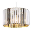 Pendul Globo RUN metal, cristal, maro, fumuriu, E27 - 30229146