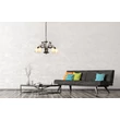 Candelabru Globo VENEZIA metal, sticla, ruginiu, alabastru, E14 - 30800523X