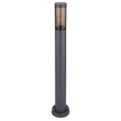 Lampadar exterior Globo BOSTON metal, plastic, antracit, fumuriu, E27, IP44 - 31588SA