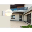 Aplica exterior Globo ILLI metal, plastic, alb, transparent, LED, 12W, 3000K, 1320lm, IP54 - 34157W