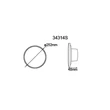 Aplica de perete exterioara Globo LAMONT plastic, negru, alb, LED, 15W, 3000-4500-6000K, 1200Lm, IP44 - 34314S