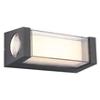 Aplica exterior Globo PLIXON metal, acril, antracit, transparent, LED, 12W, 3000K, 1093lm, IP54 - 34316