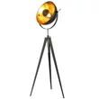 Lampadar  Globo BOWY metal, negru, auriu, E27 - 40150145X