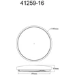 Plafoniera Globo IMELDA metal, plastic, alb, LED, 9W, 3000K, 570Lm - 41259-16