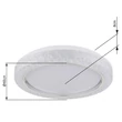 Plafoniera Globo LIAMI metal, plastic, alb, LED, 24W, 3000K, 1400lm - 41265