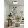 Plafoniera Globo XANDER plastic, negru, alb, LED, 18W, 4000K, 950Lm - 41569-18BC