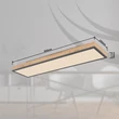 Plafoniera Globo DORO metal, acril grafit, maro, LED, 24W, 3000-6500K, 1500Lm - 416080WD4-CCT