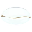 Plafoniera Globo LETICIA metal, lemn, plastic, alb, maro, LED, 24W, 3000-4200-6000K, 1910Lm - 41790-18