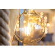 Lampadar  Globo NERIDA lemn, maro, canepa franghie, E27 - 42060146X