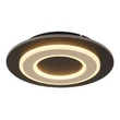Plafoniera Globo JAYDEN metal, acril, negru, maro, sampanie, alb, LED, 24W, 3000K, 710Lm - 48032A-24