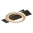 Plafoniera Globo JAYDEN metal, acril, negru, maro, sampanie, alb, LED, 18W, 3000K, 1000Lm - 48034A-18