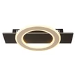 Plafoniera Globo JAYDEN metal, acril, negru, maro, sampanie, alb, LED, 18W, 3000K, 1000Lm - 48034A-18