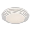 Plafoniera Globo FLORDELIS metal, plastic, alb, crom, LED, 36W, 3000-4000-6000K, 1271Lm - 48036-36