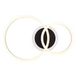 Plafoniera Globo LORETTA metal, acril, negru, alb, LED, 30W, 2700-4500-6500K, 2000Lm - 48039-30