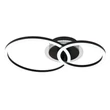 Plafoniera Globo LORETTA metal, acril, negru, alb, LED, 30W, 2700-4500-6500K, 2000Lm - 48039-30