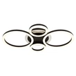Plafoniera Globo LORETTA metal, acril, negru, alb, LED, 40W, 2700-4500-6500K, 2500Lm - 48039-40