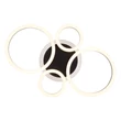 Plafoniera Globo LORETTA metal, acril, negru, alb, LED, 40W, 2700-4500-6500K, 2500Lm - 48039-40