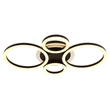 Plafoniera Globo LORETTA metal, acril, negru, alb, LED, 40W, 2700-4500-6500K, 2500Lm - 48039-40