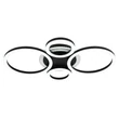 Plafoniera Globo LORETTA metal, acril, negru, alb, LED, 40W, 2700-4500-6500K, 2500Lm - 48039-40