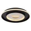 Plafoniera Globo MARSH metal, acril, negru, transparent, LED, 30W, 2700-6500K, 1362Lm - 48041D