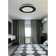 Plafoniera Globo MARSH metal, acril, negru, transparent, LED, 30W, 2700-6500K, 1362Lm - 48041D