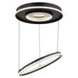 Pendul Globo MARSH metal, acril, negru, LED, 54W, 2700-6500K, 2035Lm - 48041H