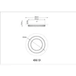 Plafoniera Globo JAYDEN metal, plastic, negru, antracit, gri, LED, 12W, 3000-4000-6500K, 470Lm - 48042-12A