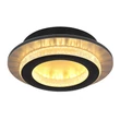 Plafoniera Globo JAYDEN metal, plastic, negru, auriu ,transparent LED, 12W, 3000-4000-6500K, 470Lm - 48042-12G