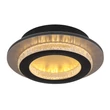Plafoniera Globo JAYDEN metal, plastic, negru, auriu ,transparent LED, 12W, 3000-4000-6500K, 470Lm - 48042-12G