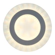 Plafoniera Globo JAYDEN metal, plastic, alb,  transparent , gri, LED, 12W, 3000-4000-6500K, 470Lm - 48042-12W