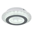 Plafoniera Globo JAYDEN metal, plastic, alb,  transparent , gri, LED, 12W, 3000-4000-6500K, 470Lm - 48042-12W