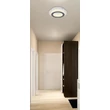 Plafoniera Globo JAYDEN metal, plastic, alb,  transparent , gri, LED, 12W, 3000-4000-6500K, 470Lm - 48042-12W