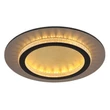 Plafoniera Globo JAYDEN metal, plastic, negru, auriu ,transparent LED, 24W, 3000-4000-6500K, 920Lm - 48042-24G