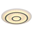 Plafoniera Globo JAYDEN metal, plastic, alb,  transparent , gri, LED, 40W, 3000-6500K, 1300Lm - 48042-40W