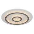 Plafoniera Globo JAYDEN metal, plastic, alb,  transparent , gri, LED, 40W, 3000-6500K, 1300Lm - 48042-40W